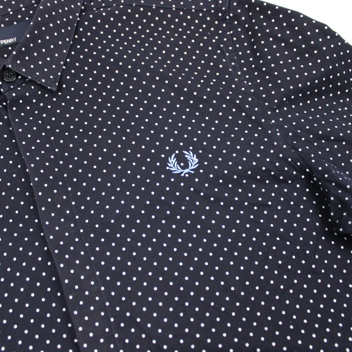 Fred Perry Oxford Hemd Gepunktet
