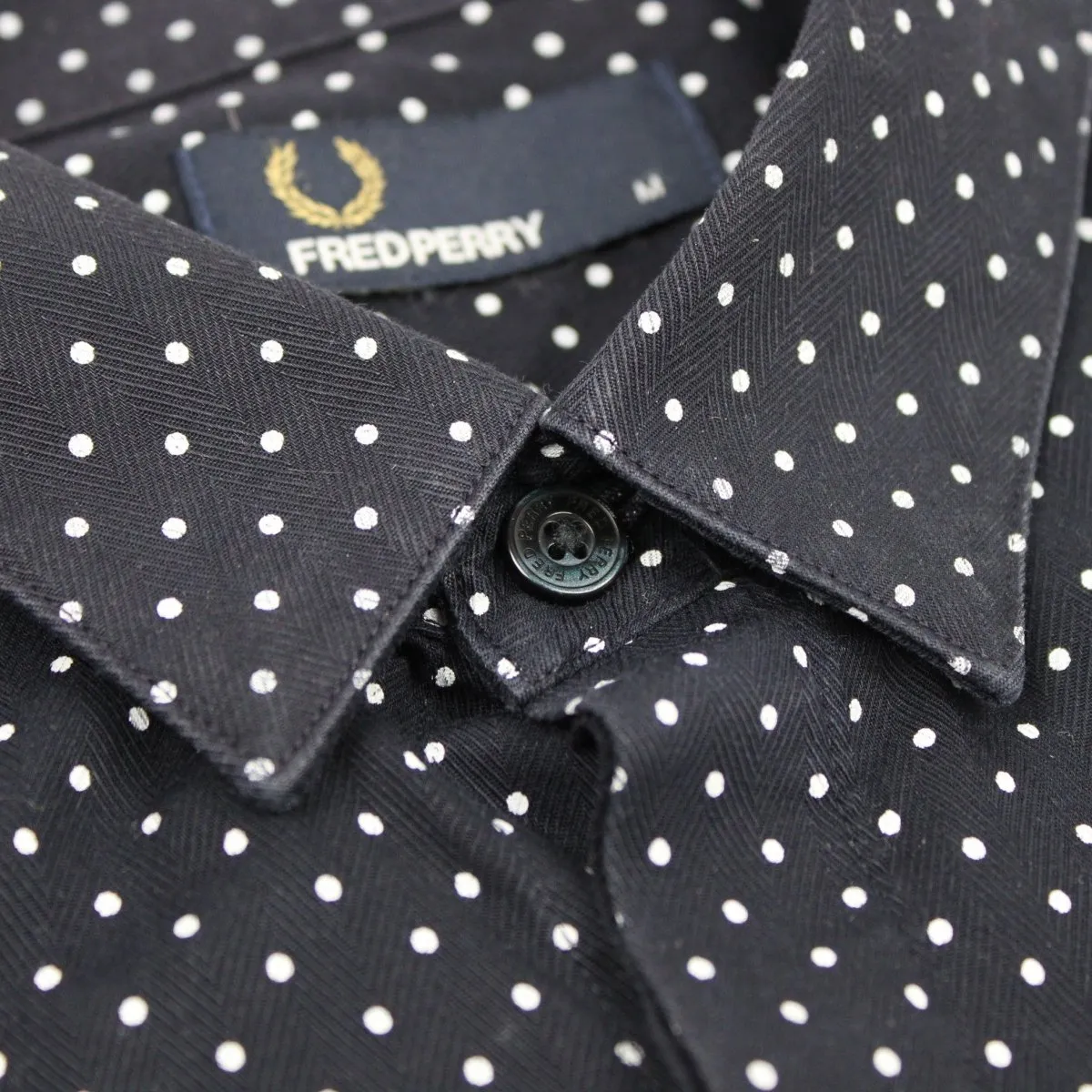 Fred Perry Oxford Hemd Gepunktet