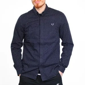 Fred Perry Oxford Hemd Gepunktet