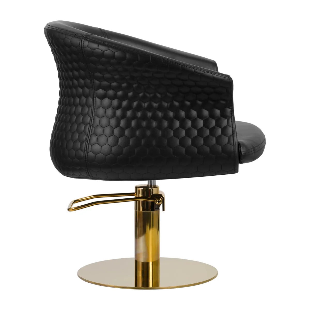 Gabbiano Hairdressing Chair Versal Gold Black