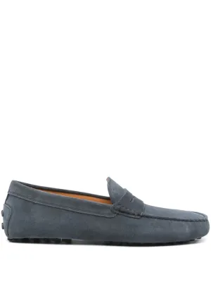 Gommino suede leather loafers
