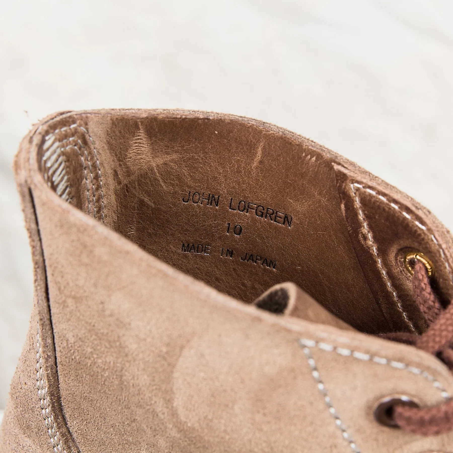 John Lofgren LK-017 M-43 Service Shoes Horween Leather CXL Natural