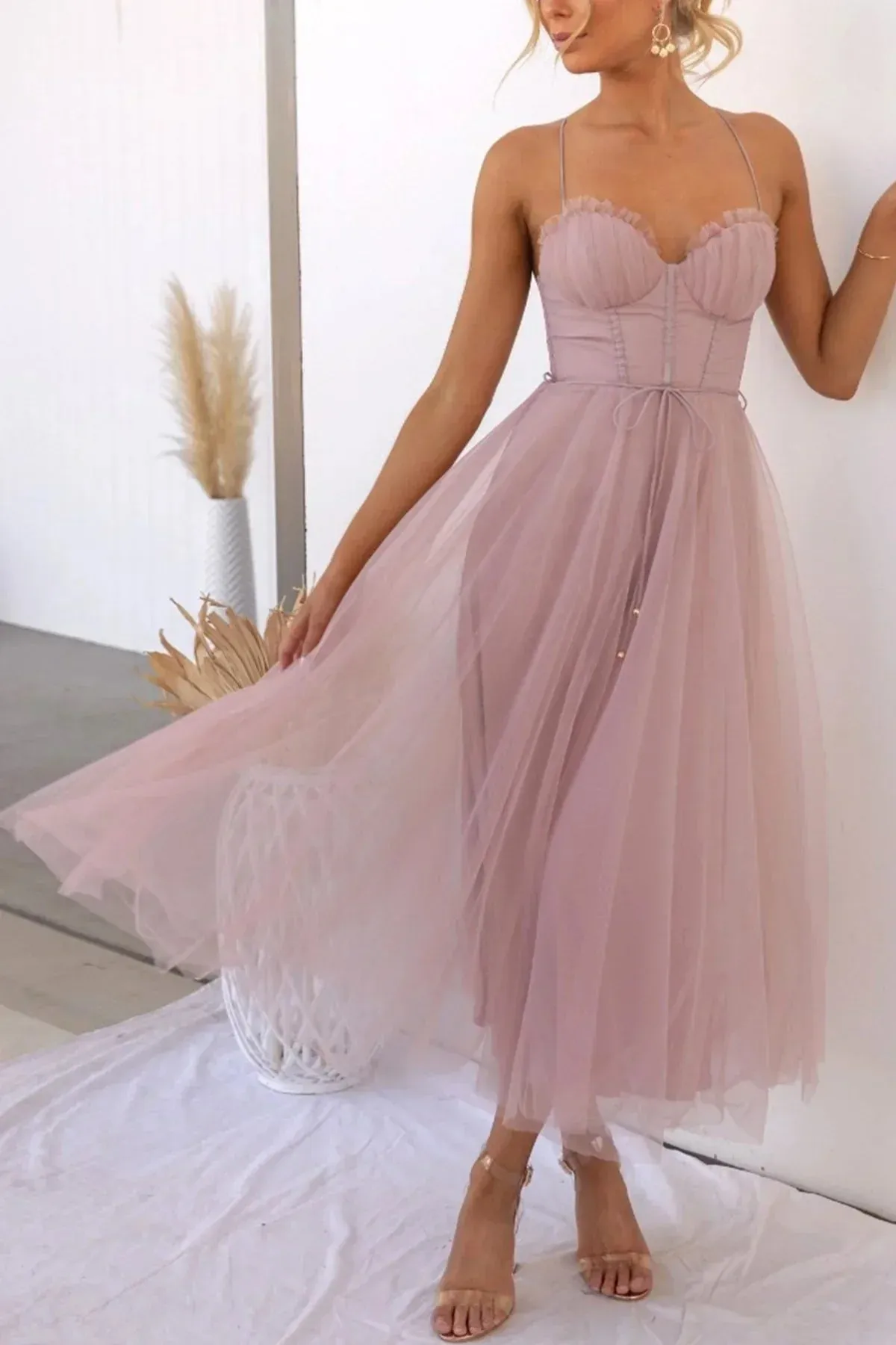 Kiera | Mesh Corset Lace Dress