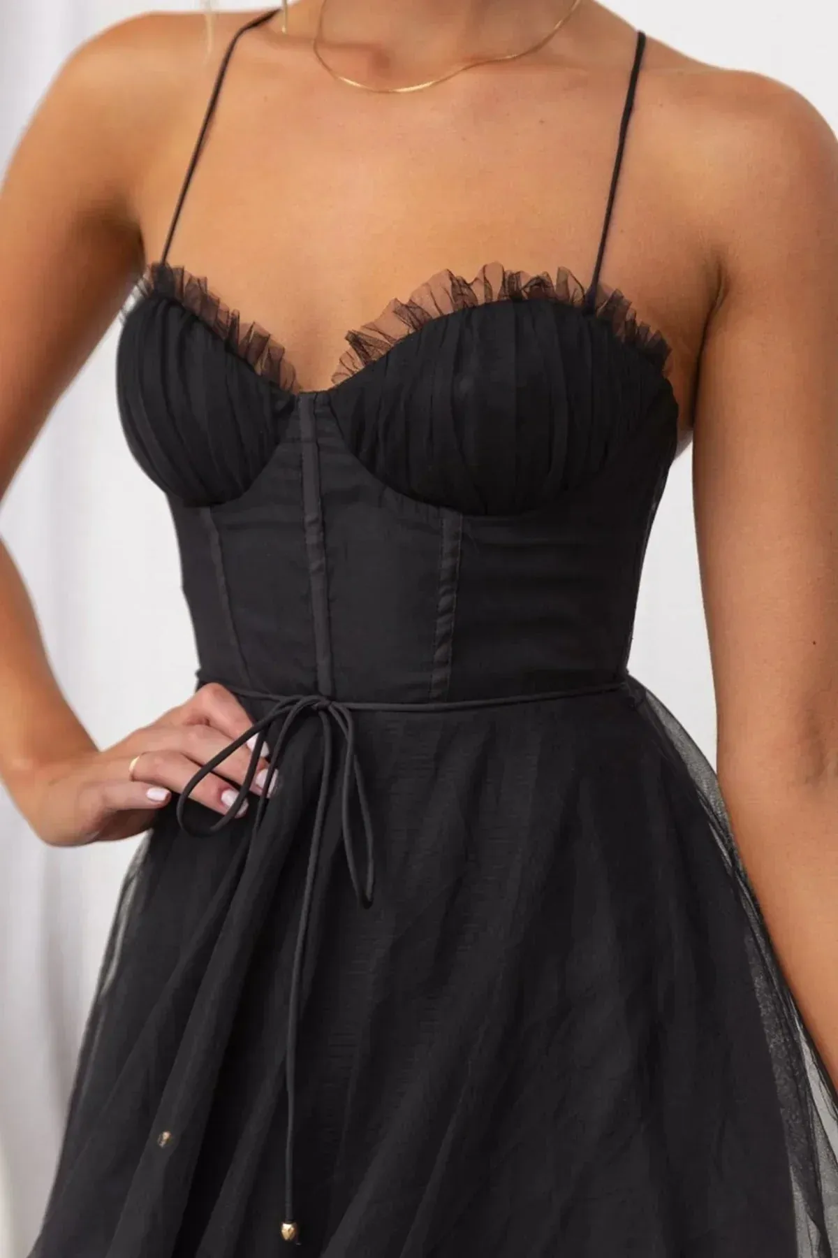 Kiera | Mesh Corset Lace Dress