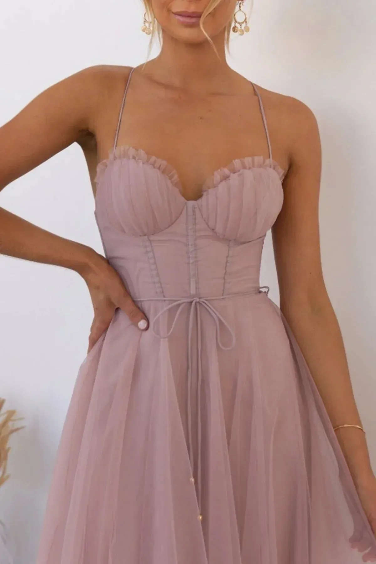 Kiera | Mesh Corset Lace Dress