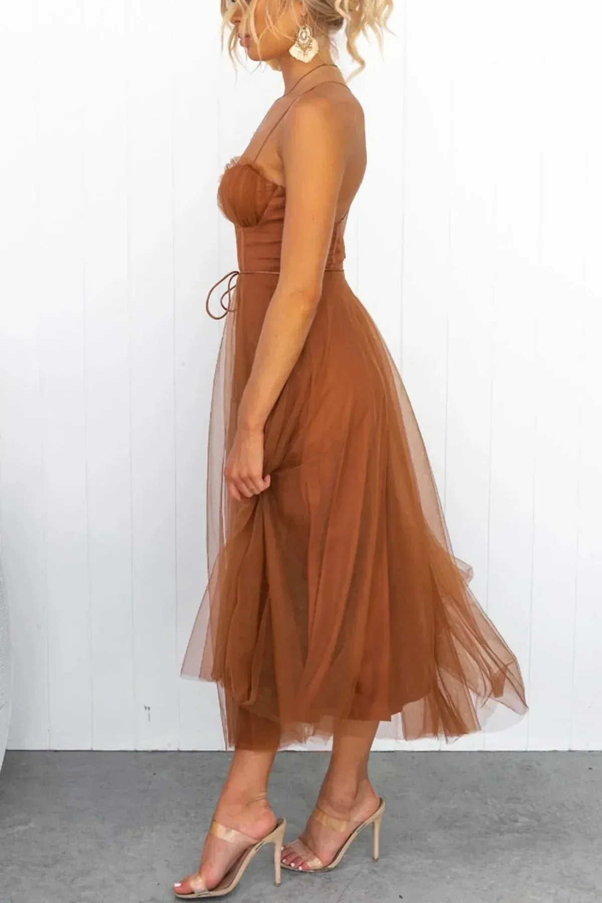 Kiera | Mesh Corset Lace Dress