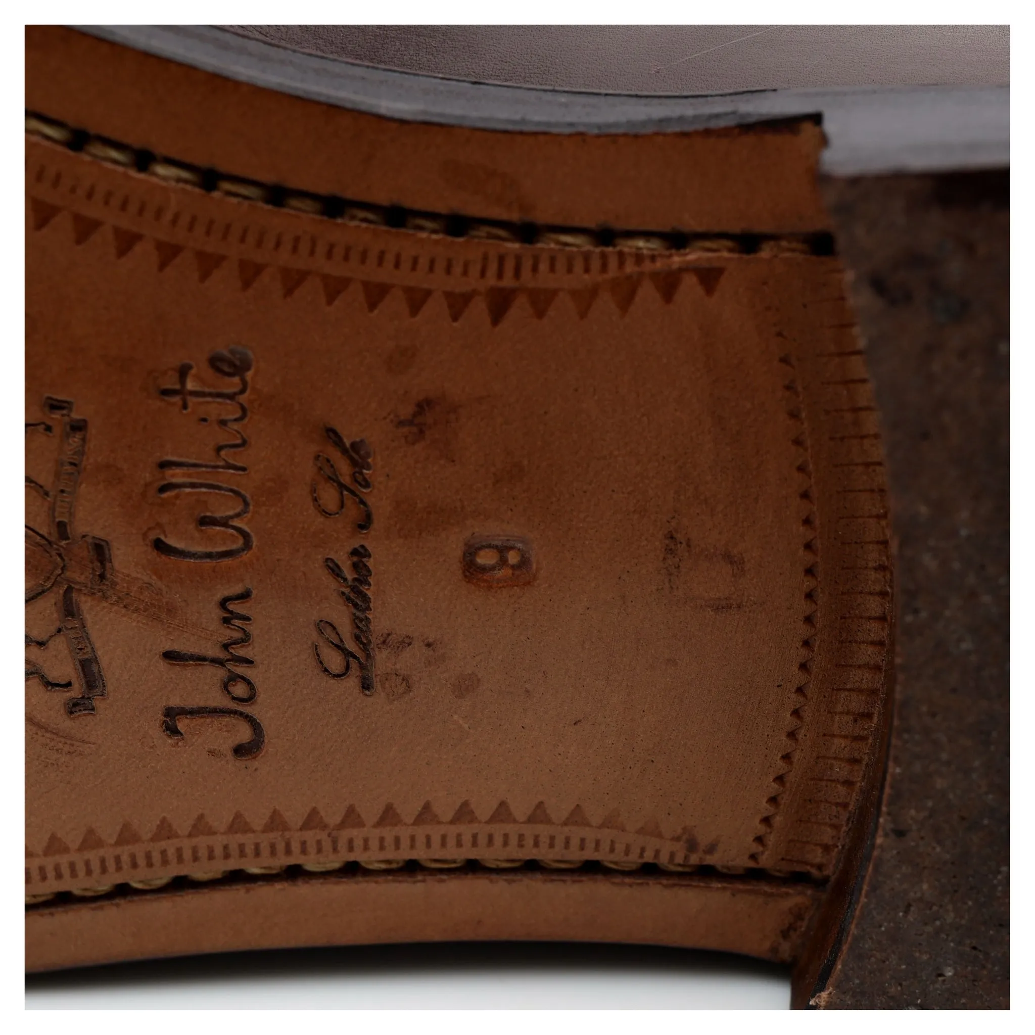 'Kingsway' Dark Brown Leather Oxford UK 9