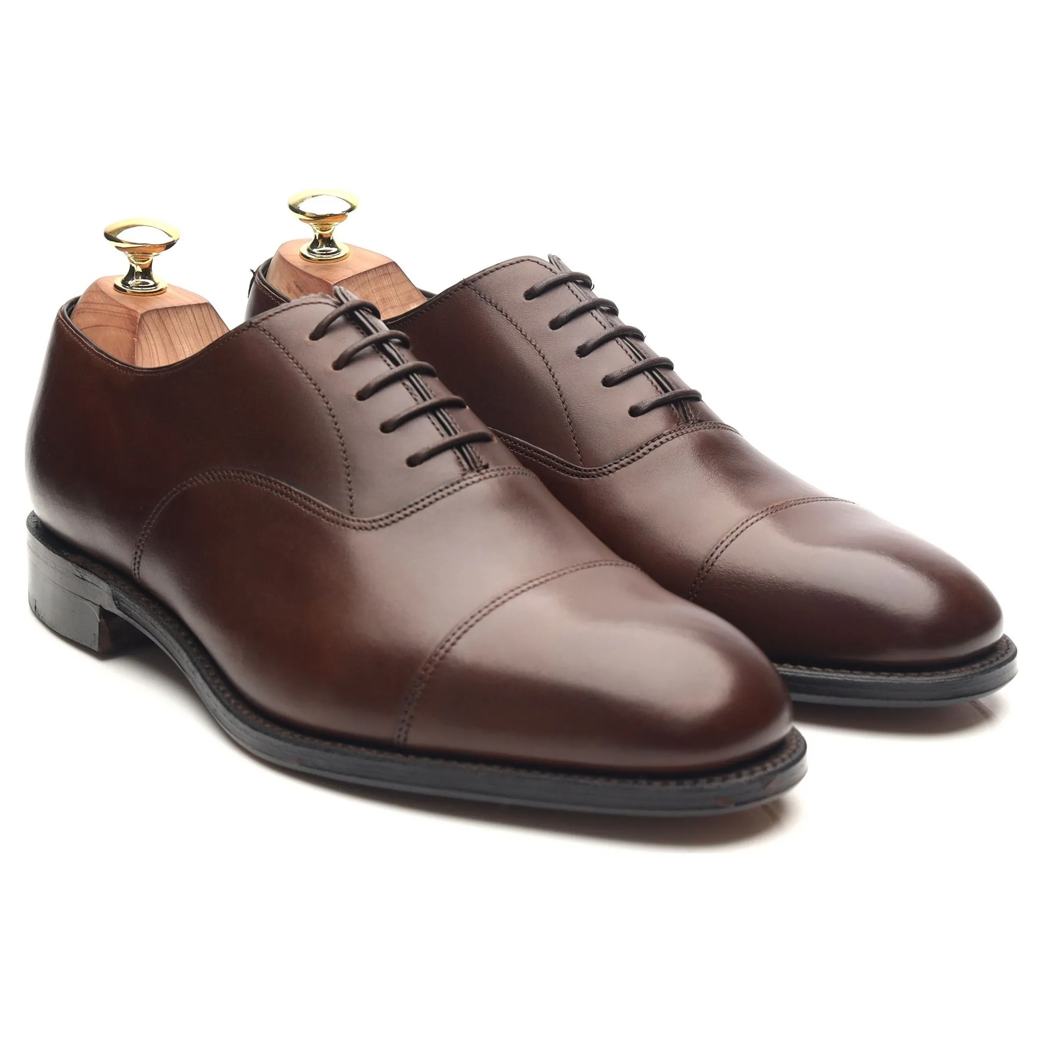 'Knightsbridge' Brown Leather Oxford UK 8.5 F