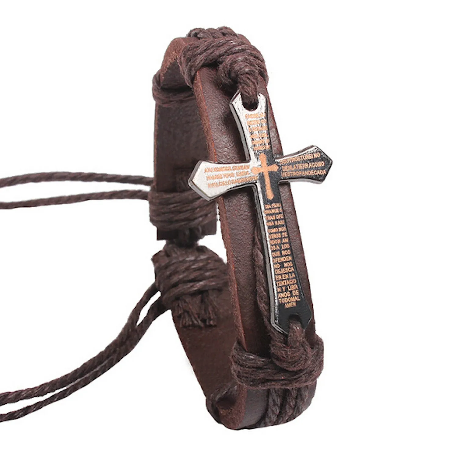 Leather Cuff x Cross