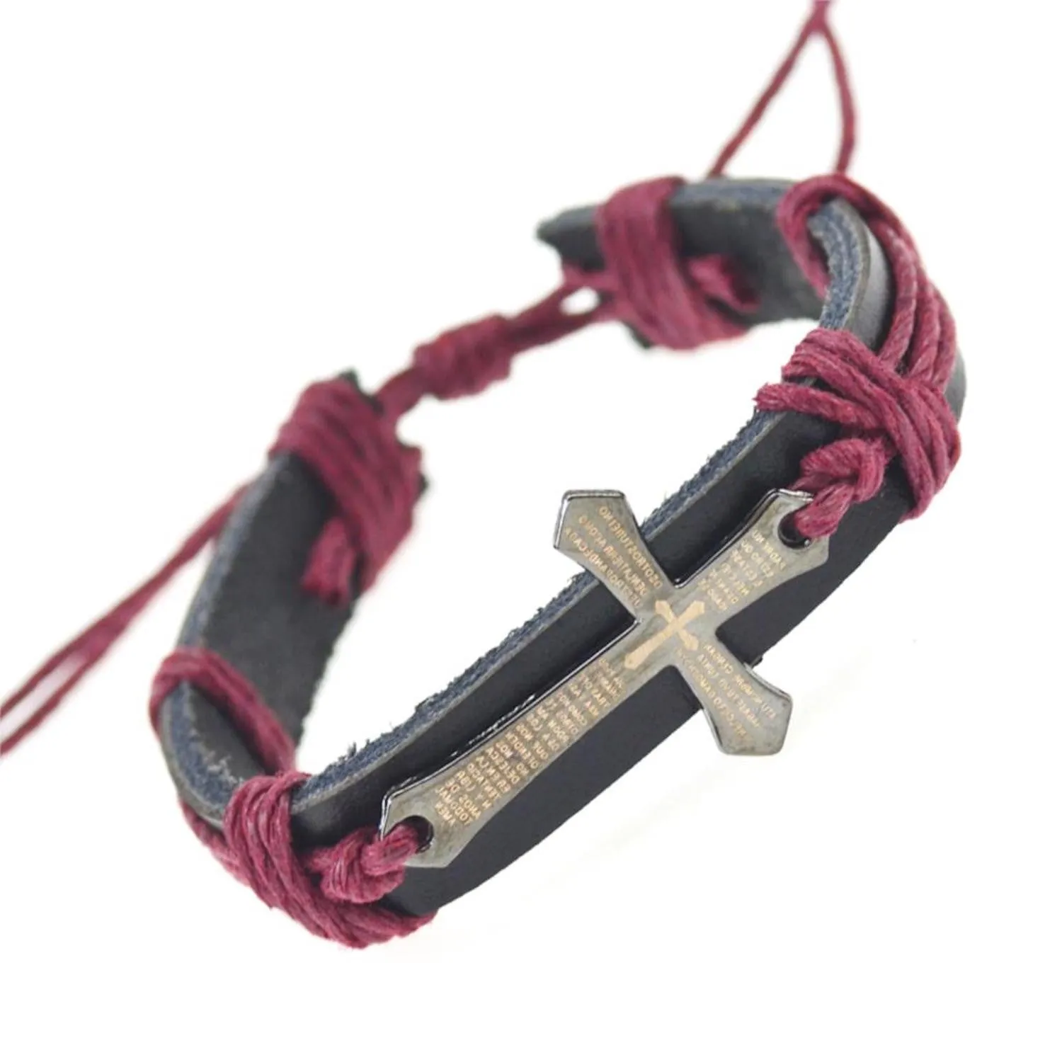 Leather Cuff x Cross