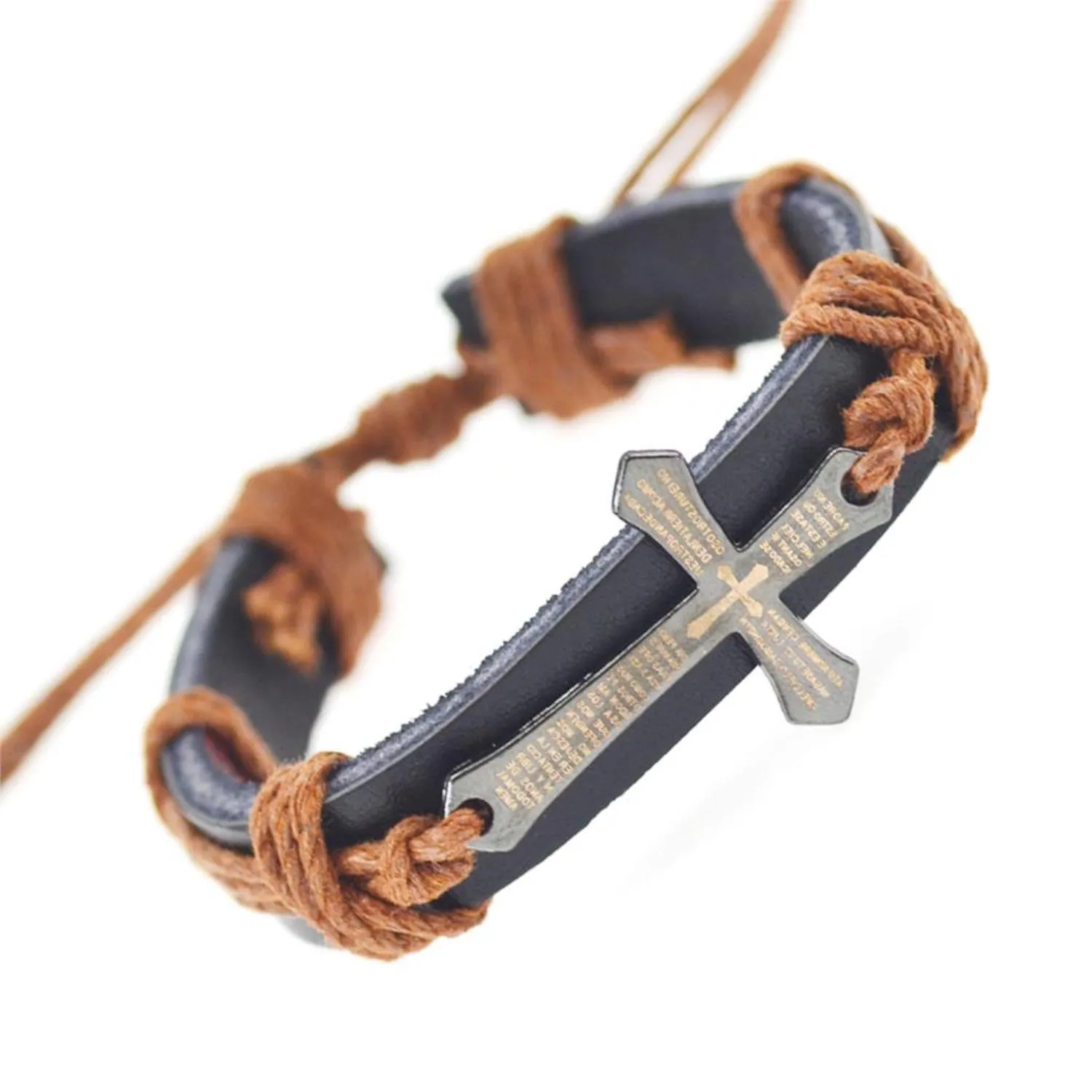 Leather Cuff x Cross