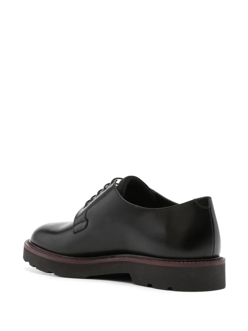 Leather derby shoes