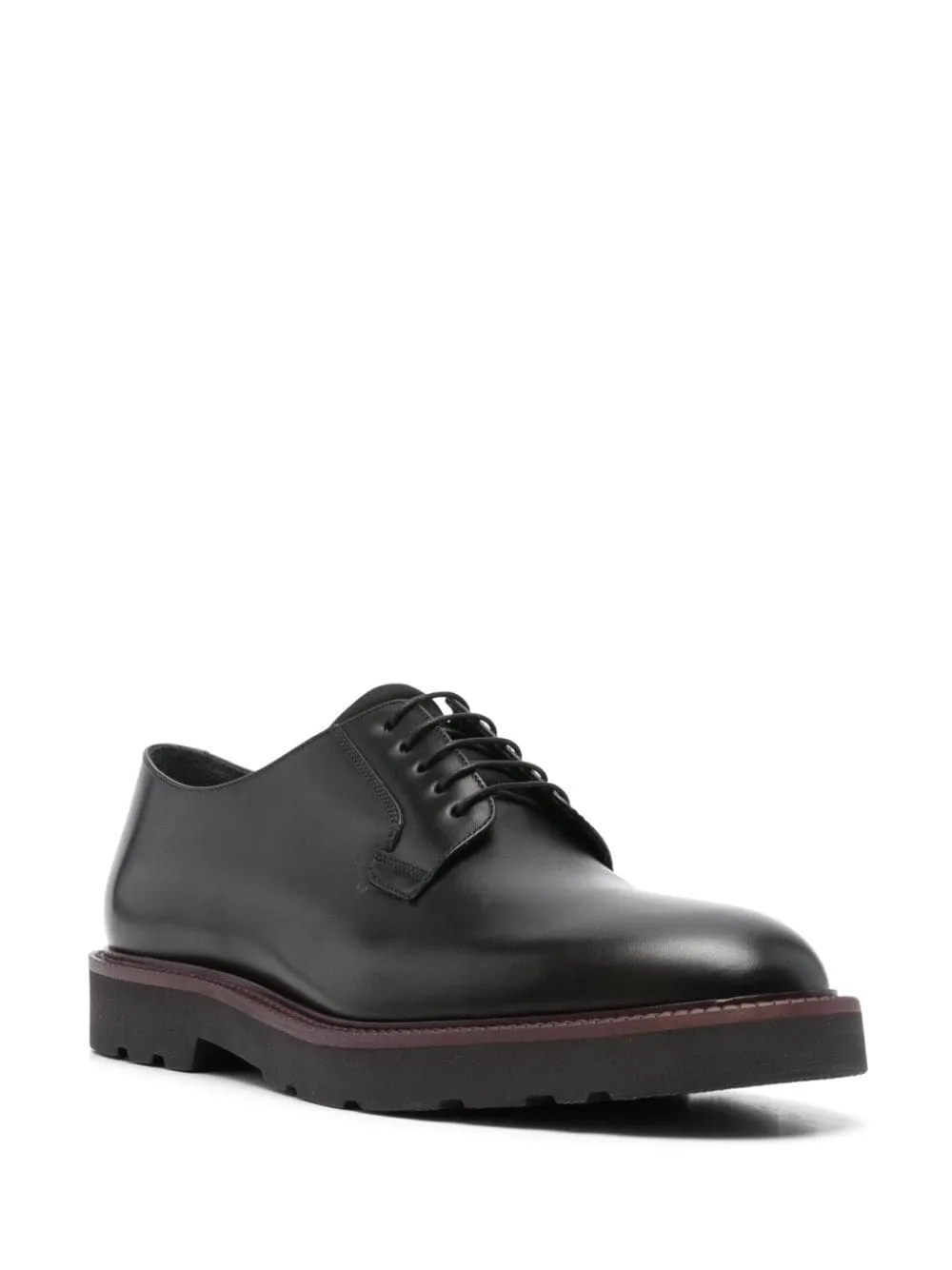 Leather derby shoes