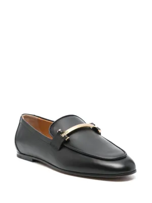 Leather loafers