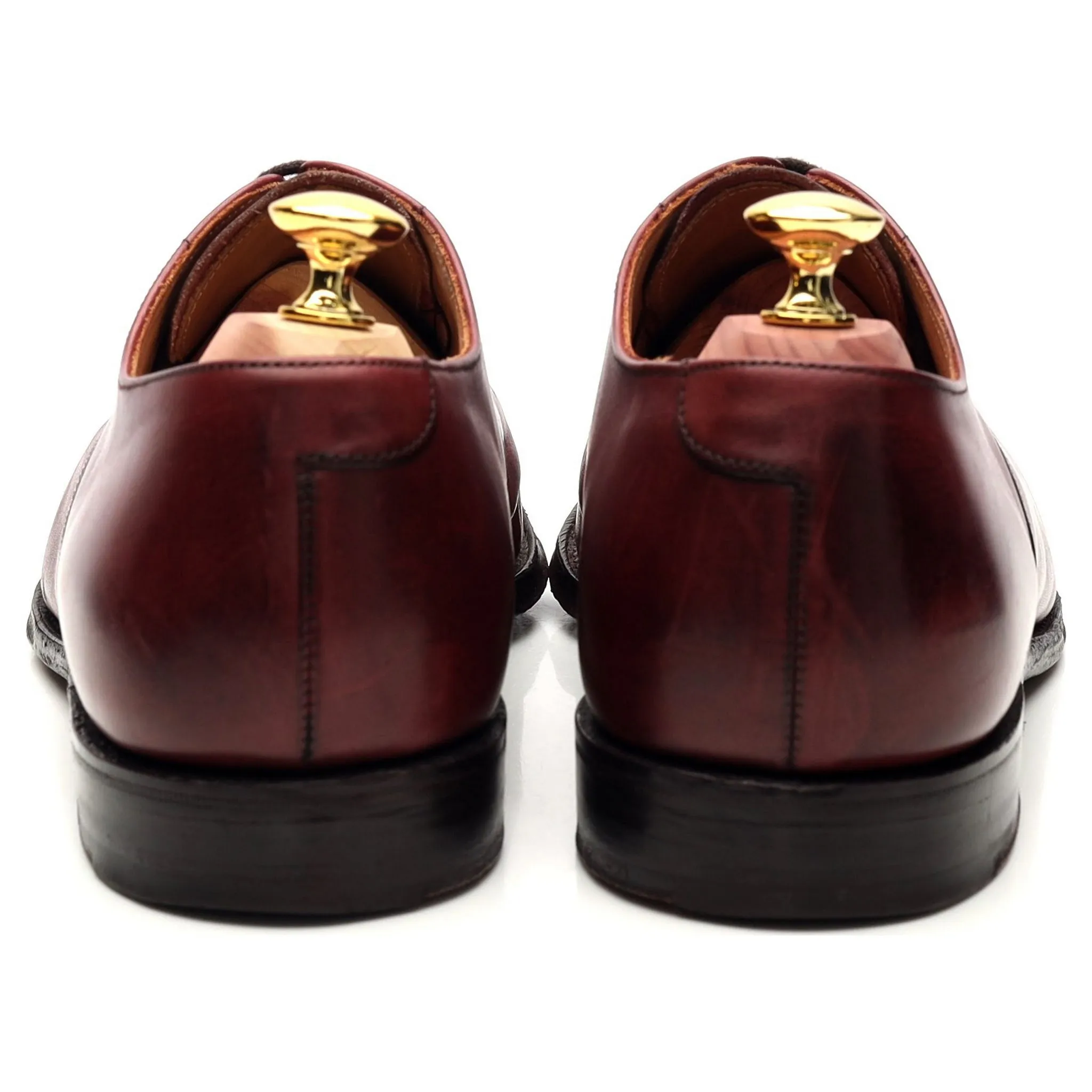 'Lime' Burgundy Leather Oxford UK 7.5 F