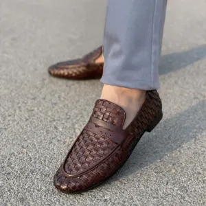LS Pure leather Handmade Axel Knitted 904