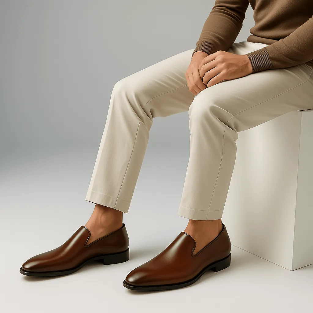 LumiNovi | The Red Sole Signature Loafers