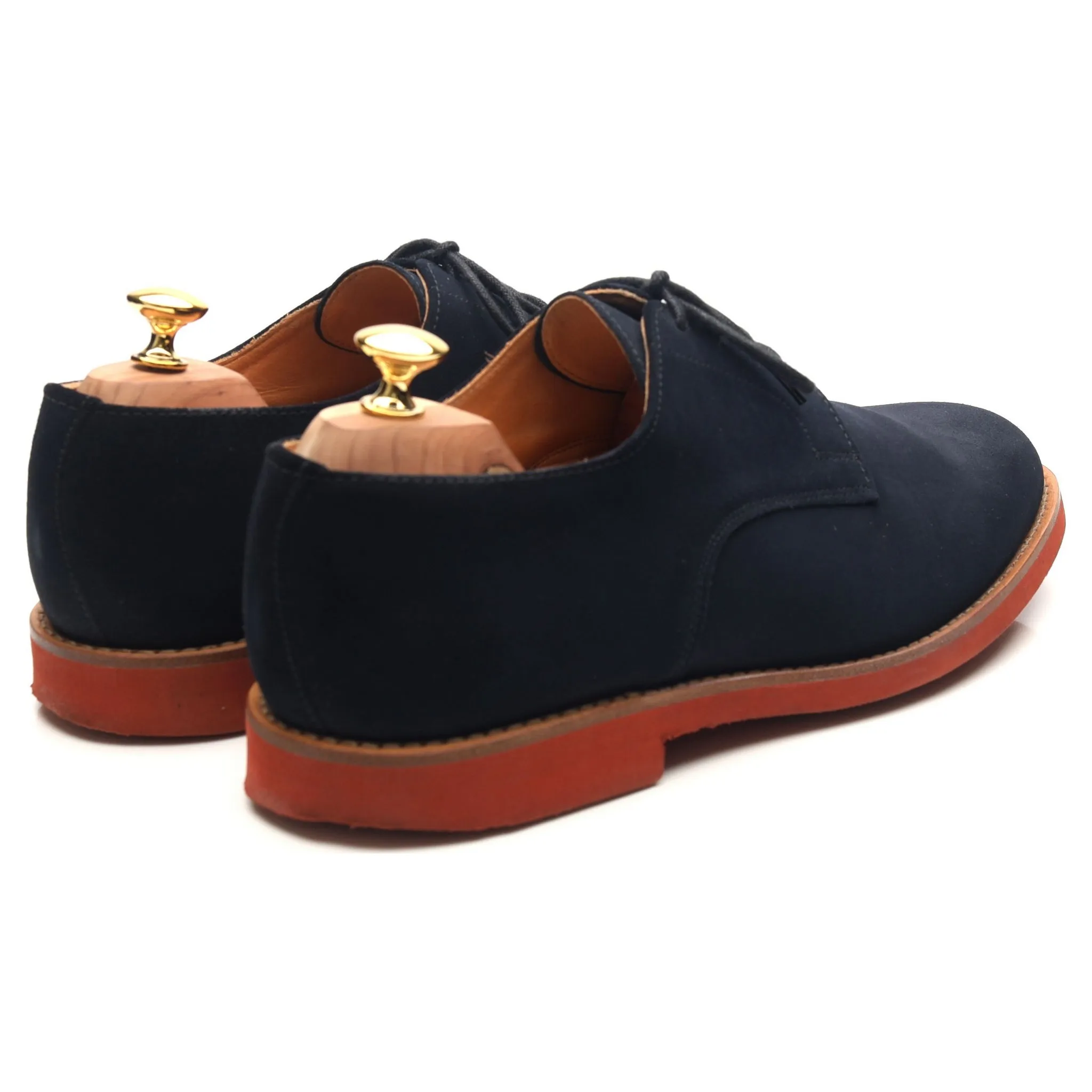 Mark McNairy Navy Blue Suede Derby UK 11
