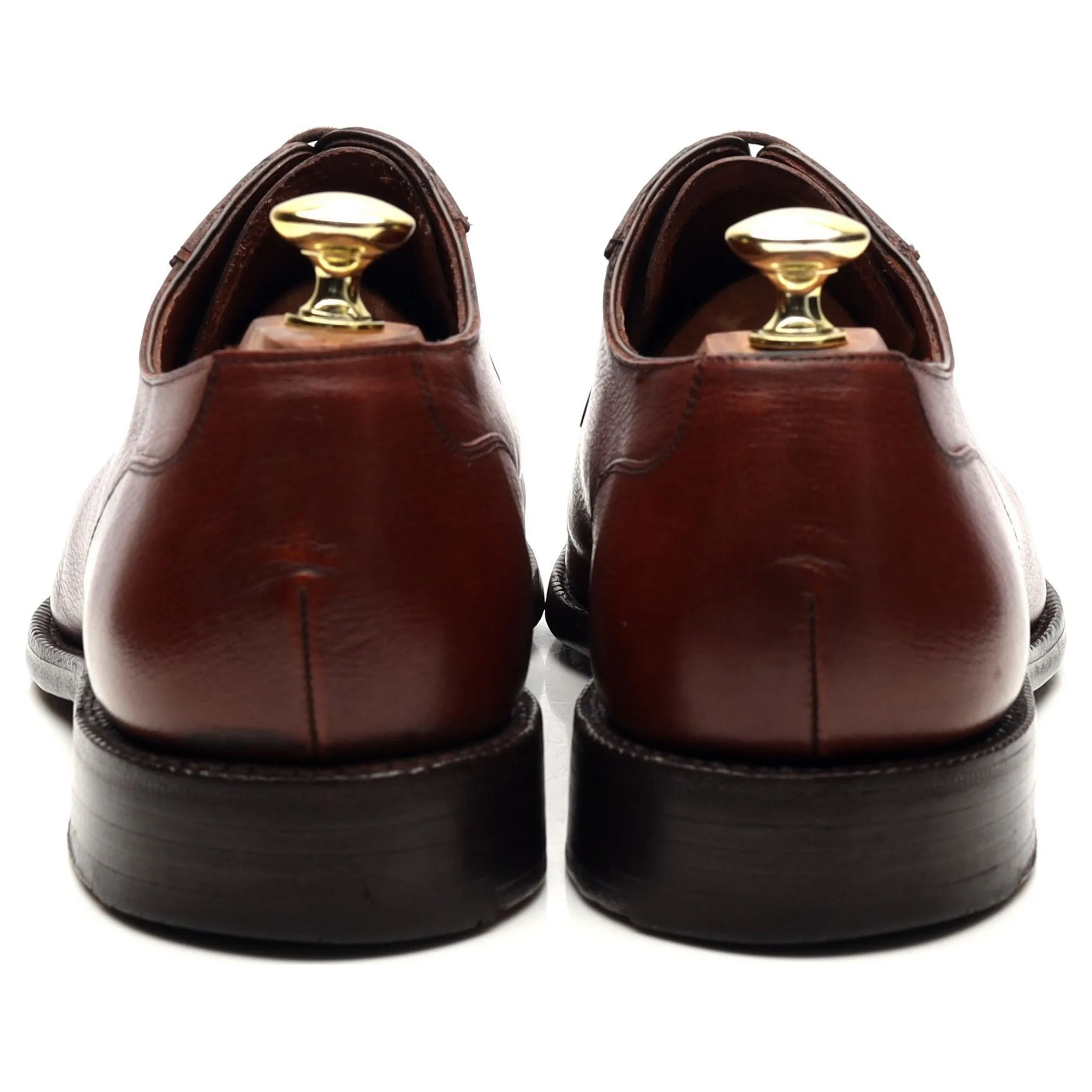 Masterclass 'Hanover' Tan Brown Leather Oxford UK 7.5 F