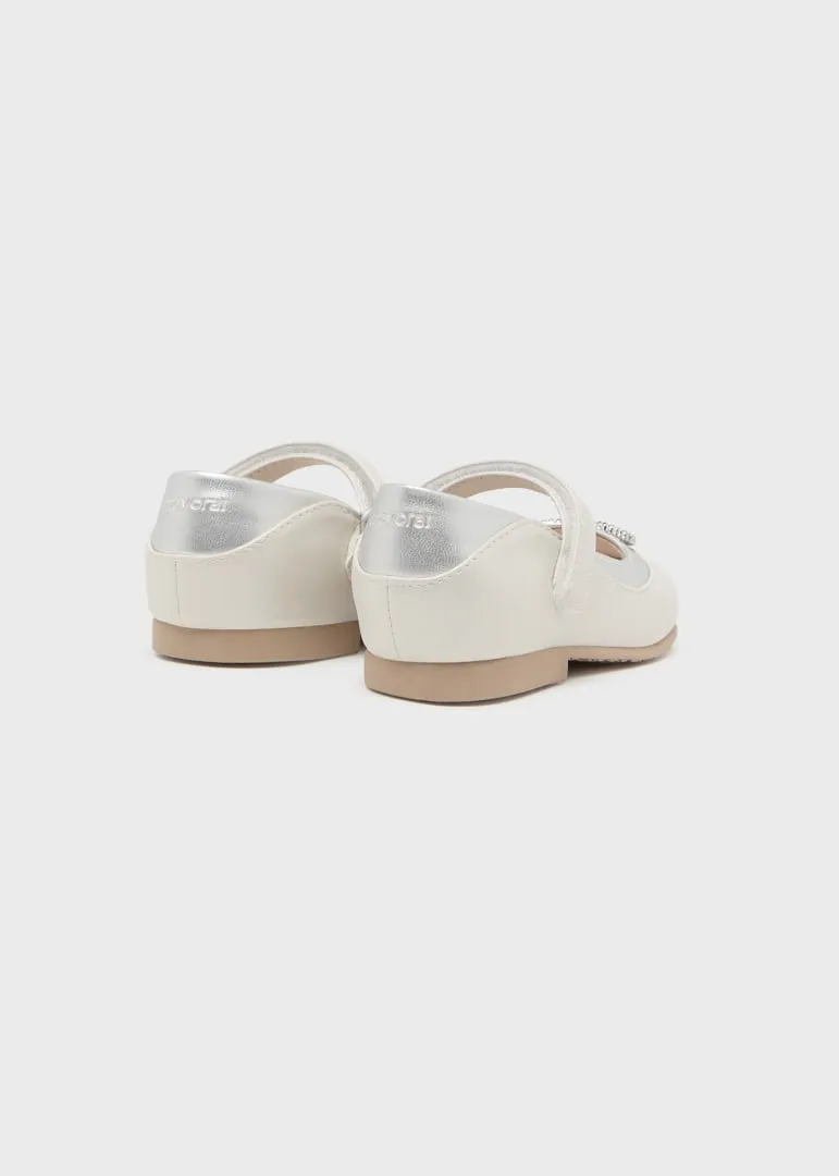 Metallic Silver Ballerina Shoes