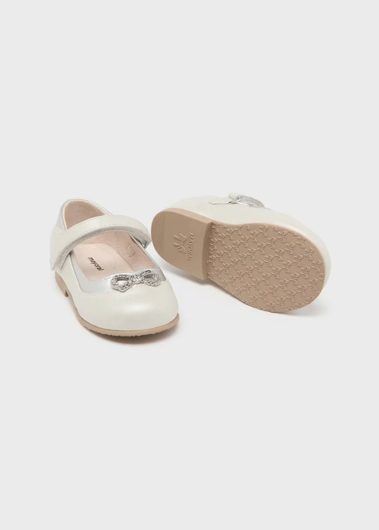 Metallic Silver Ballerina Shoes