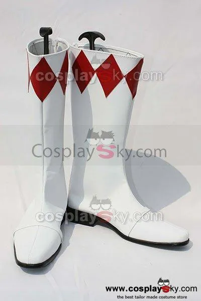 Mighty Morphin Power Rangers Geki Tyranno Ranger Cosplay Boots Shoes