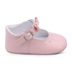'Moya' Girls Pink Patent Pre-Walker Shoes