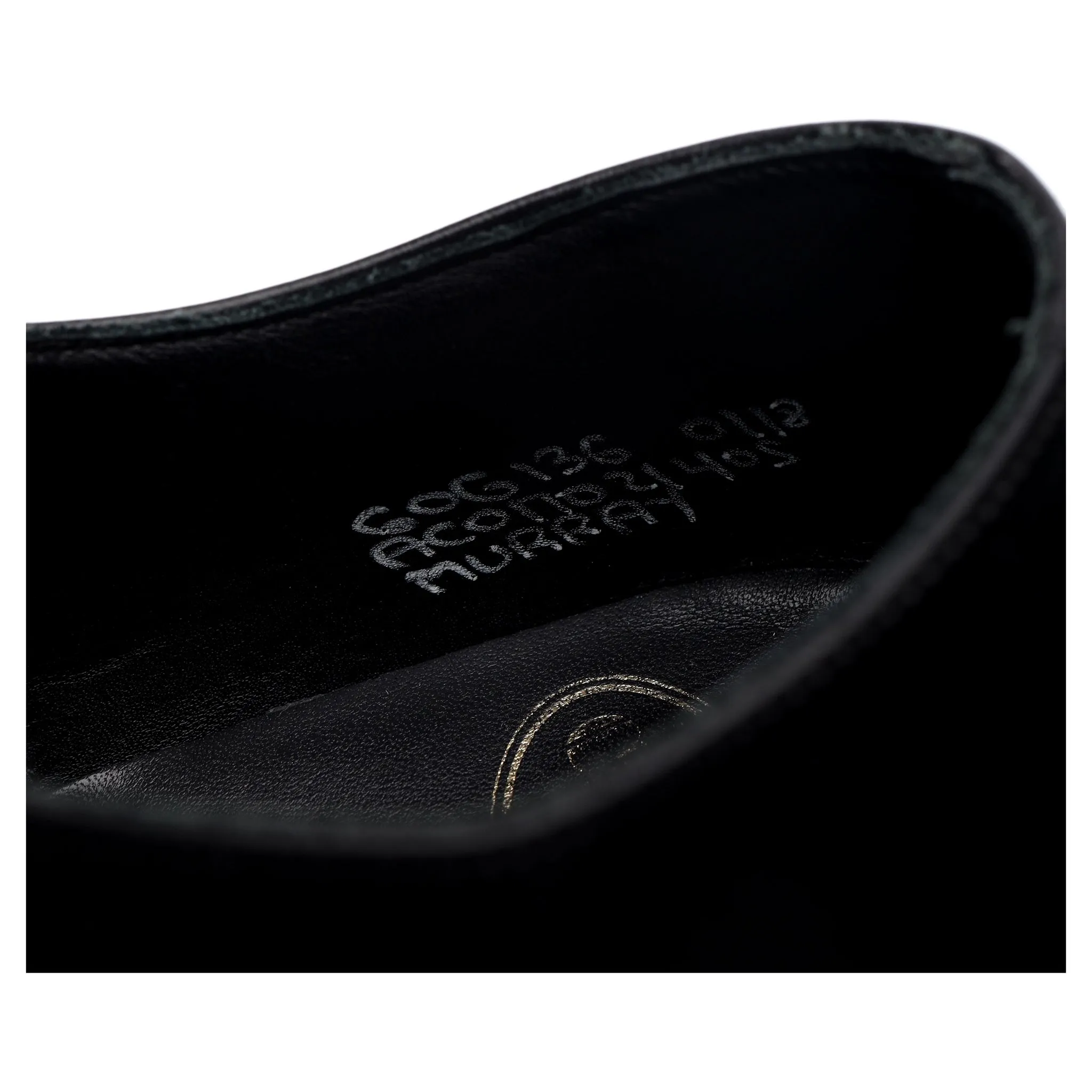 'Murray' Black Leather Oxford UK 6 G