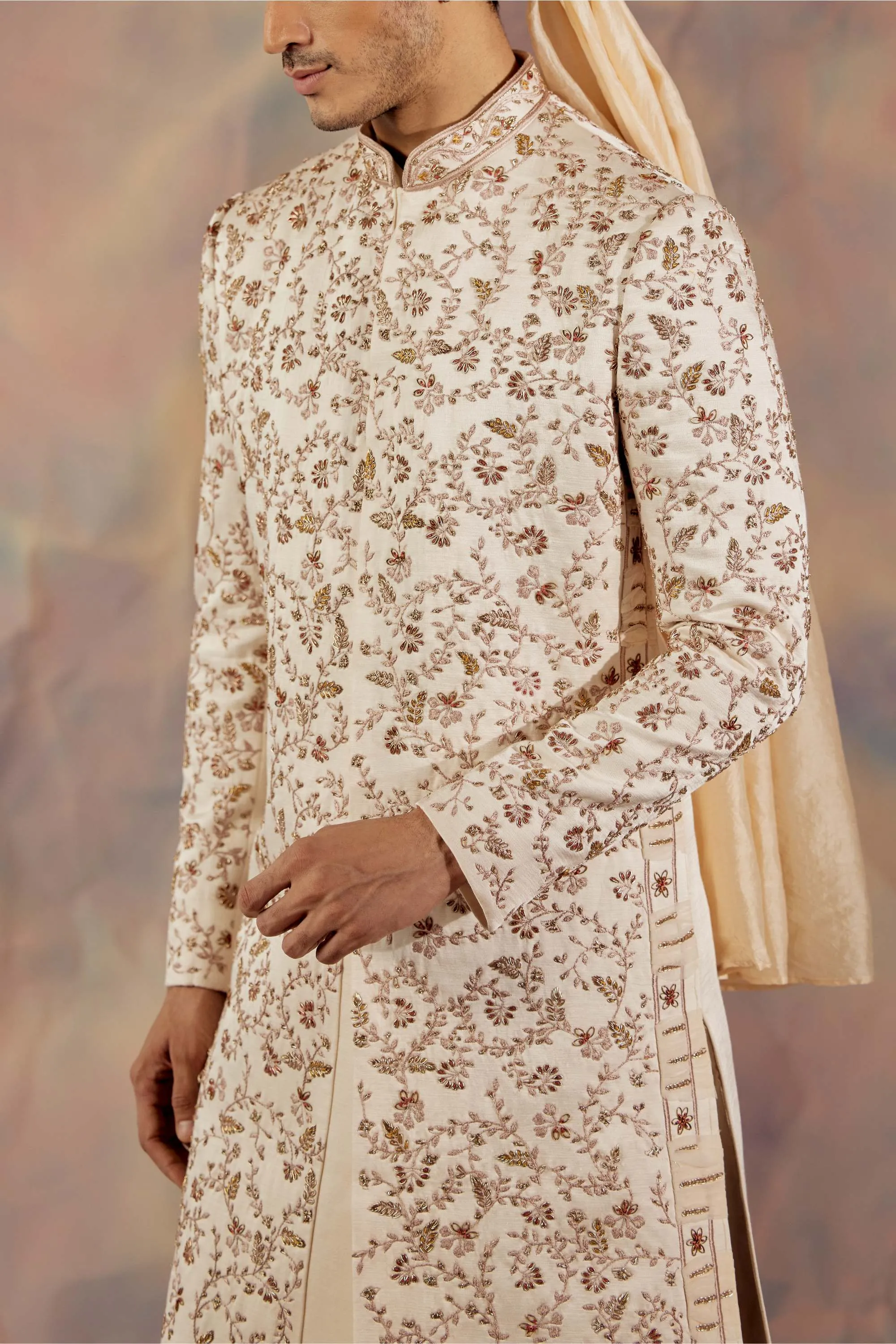 Off-white Rendezvous Sherwani Set