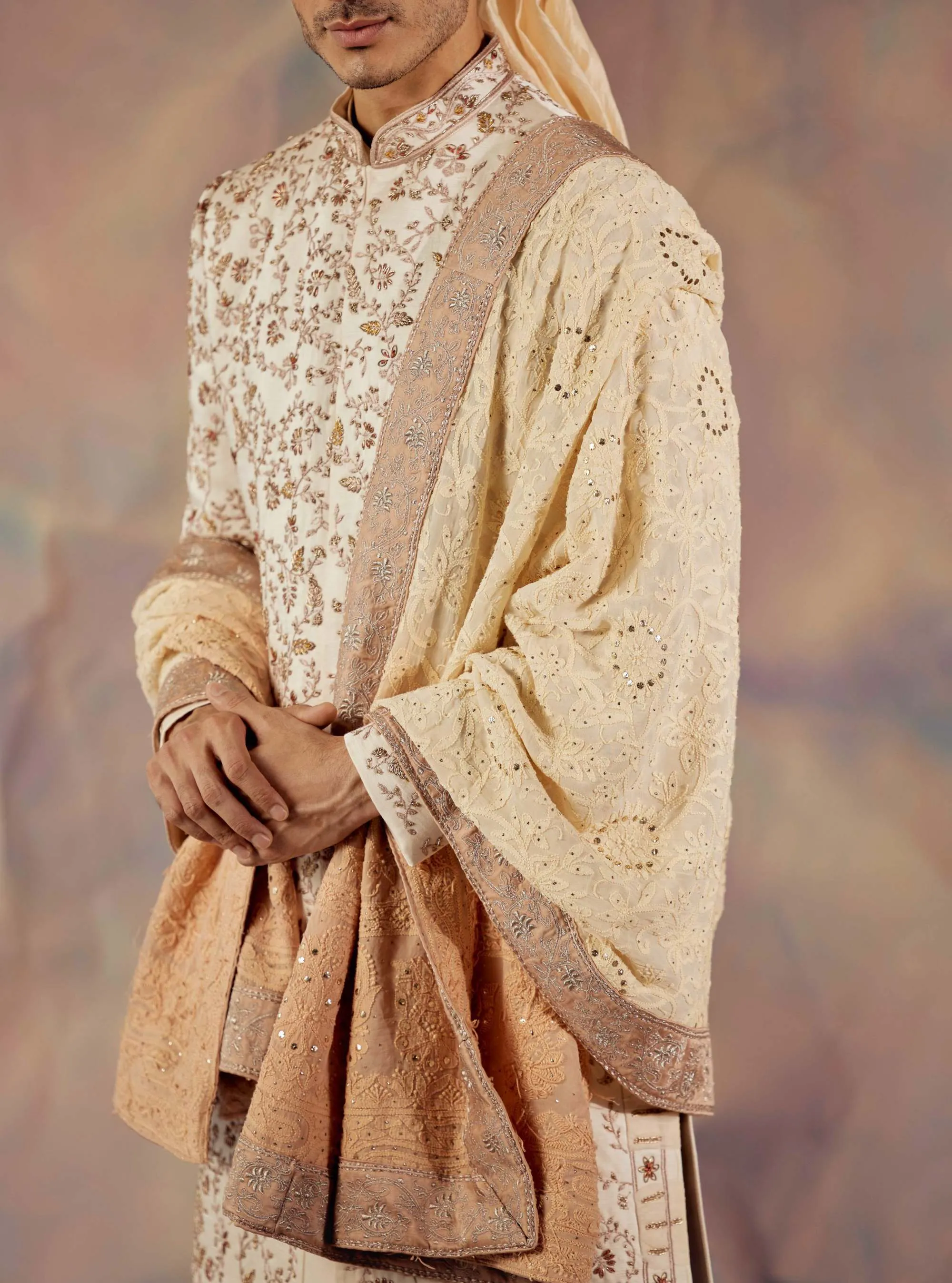 Off-white Rendezvous Sherwani Set