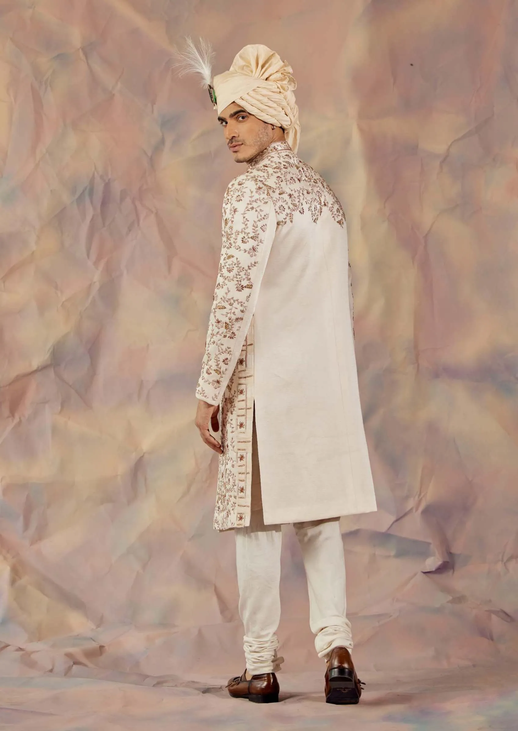 Off-white Rendezvous Sherwani Set