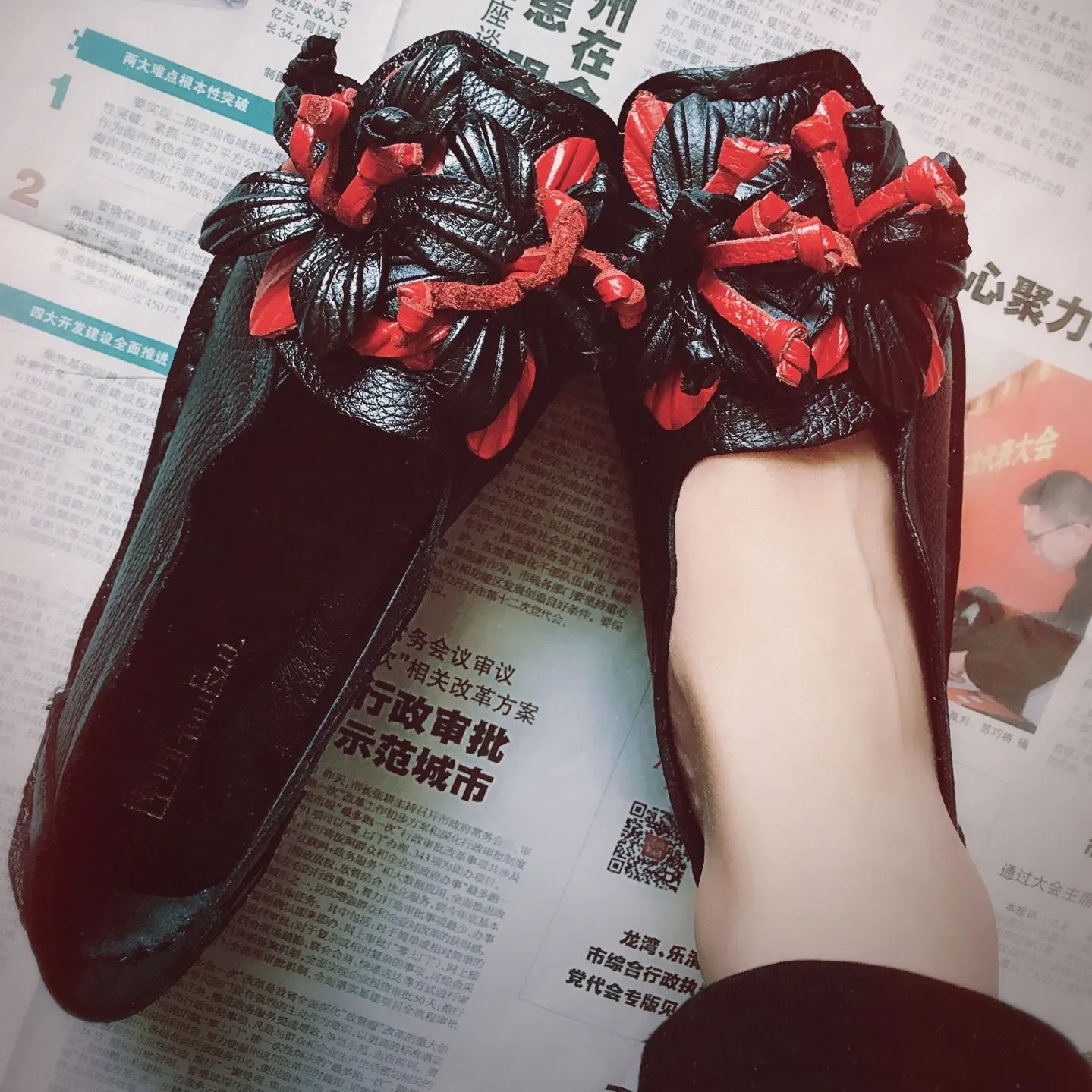 Original Handmade Genuine Leather Women Flat Moccasins Shoes
