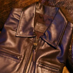 RAINIER MOTO LEATHER JACKET - ESPRESSO