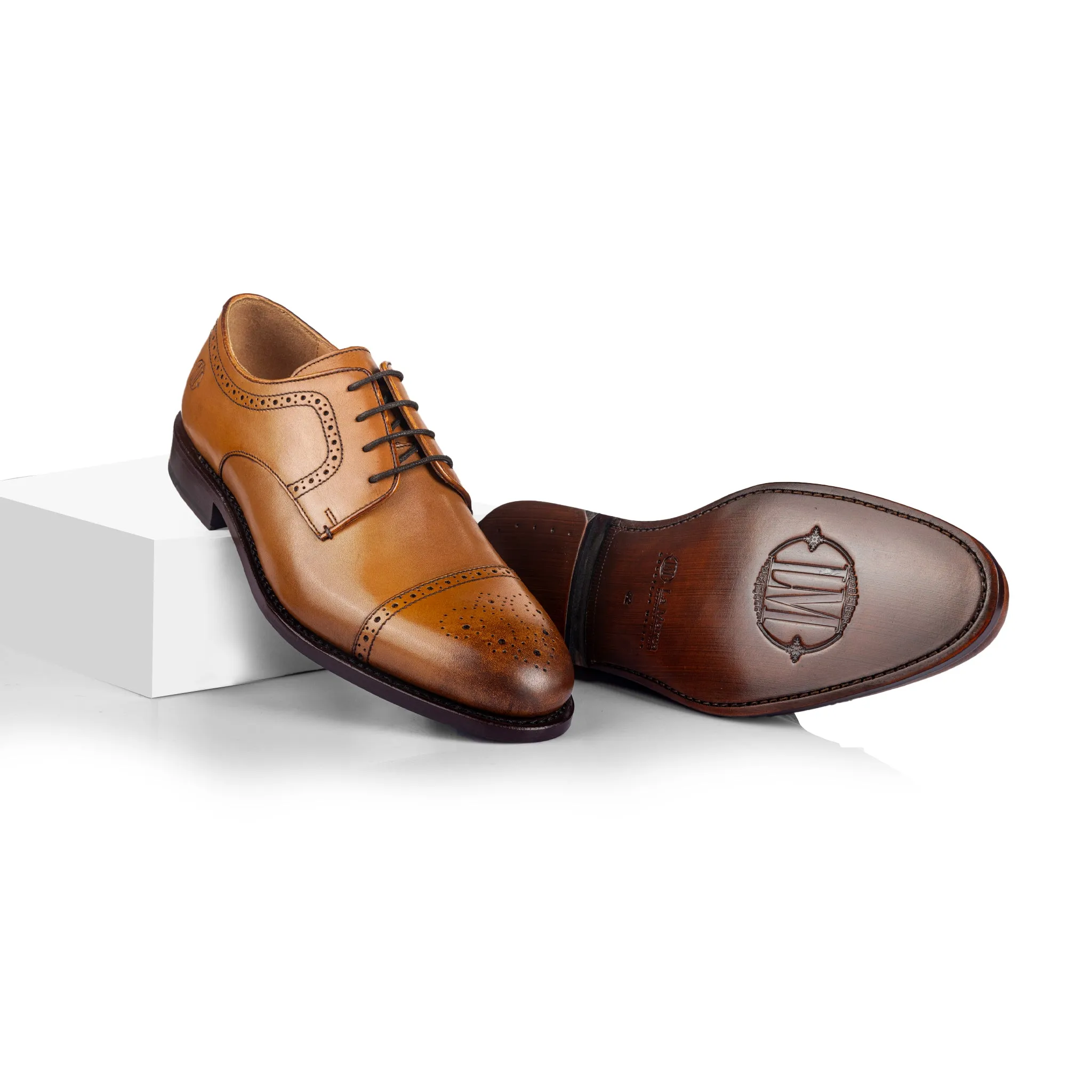 Ricardo Cap Toe Derby (Tan)