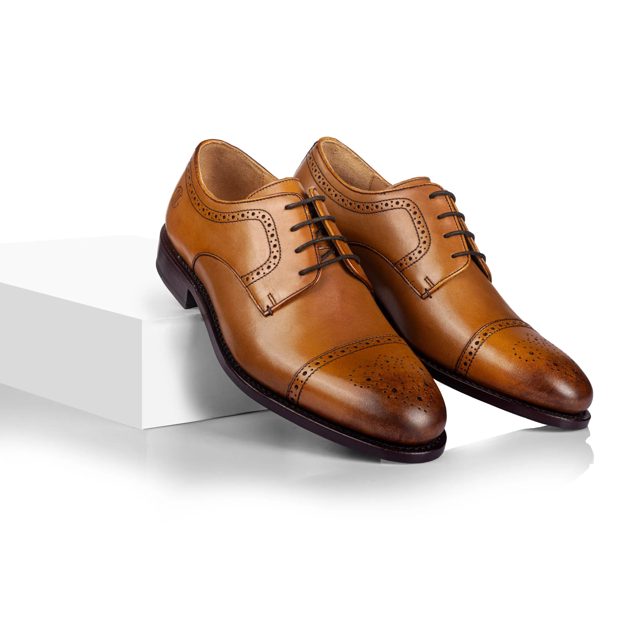 Ricardo Cap Toe Derby (Tan)