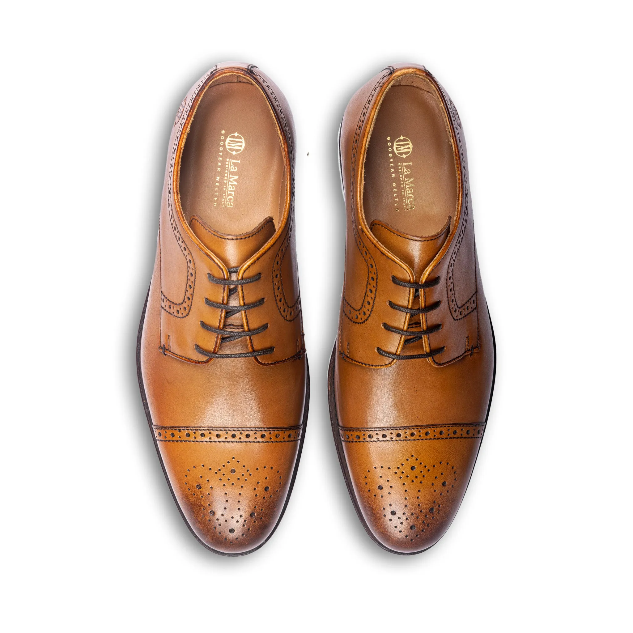 Ricardo Cap Toe Derby (Tan)
