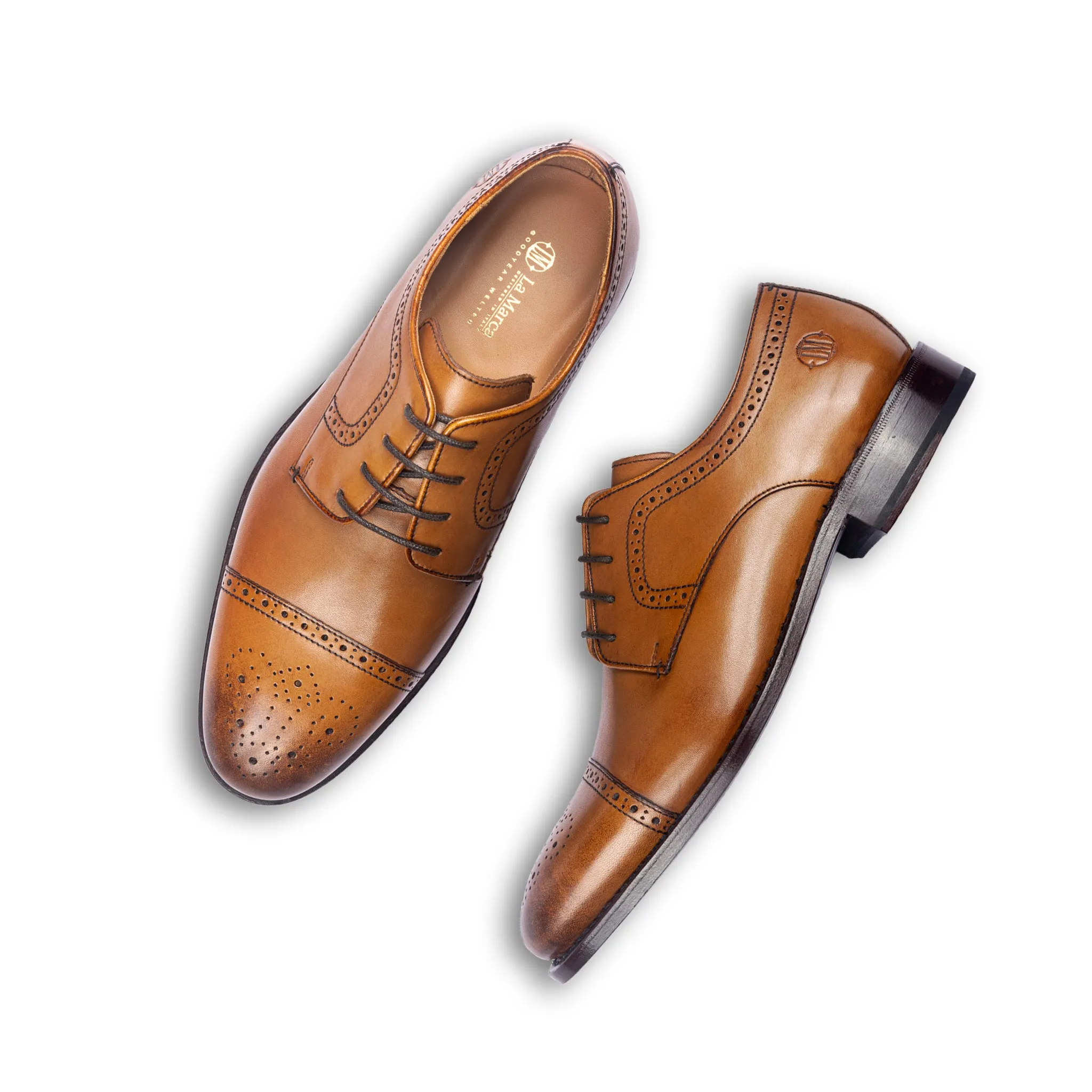 Ricardo Cap Toe Derby (Tan)