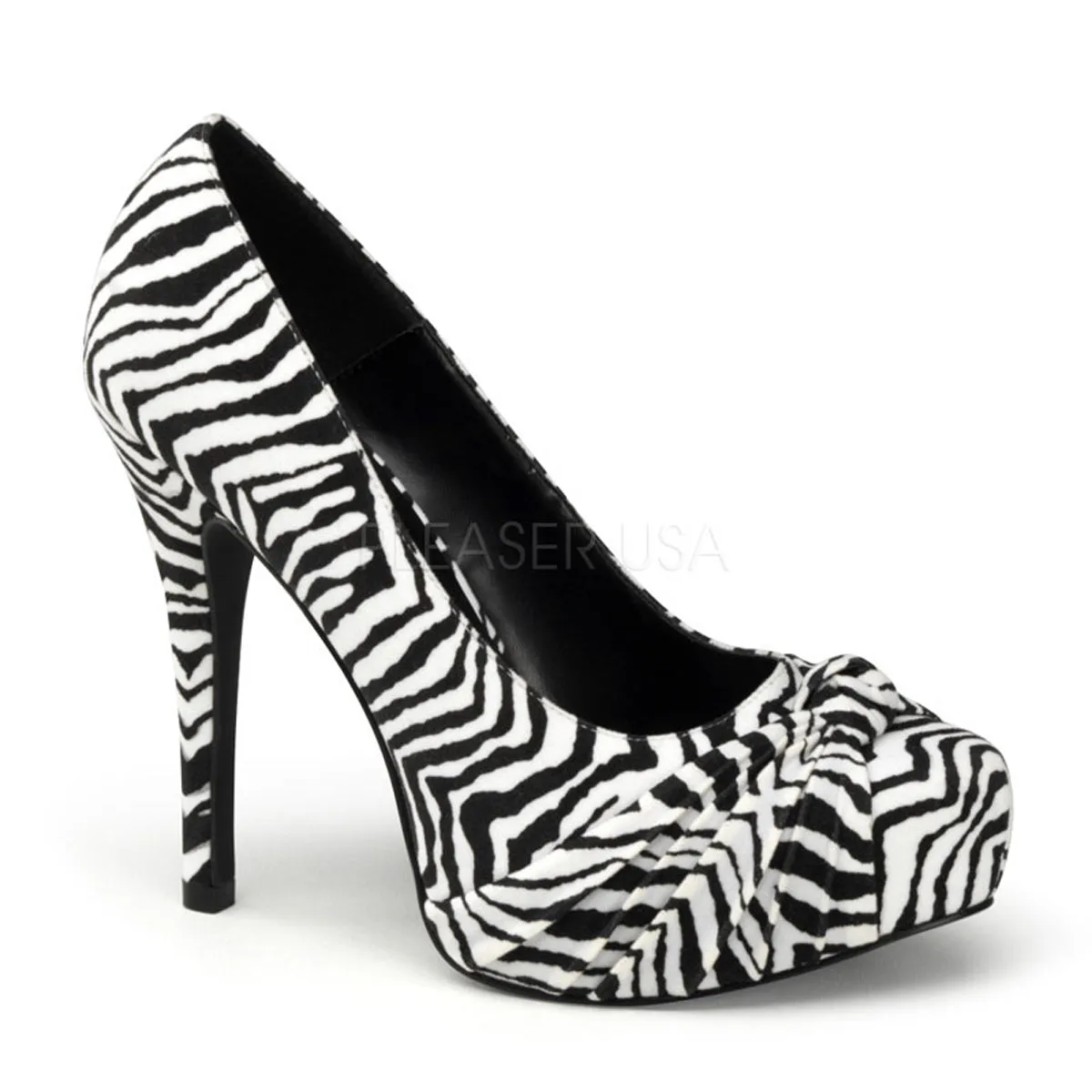 SAFARI-06  Black-White Zebra Print Velvet