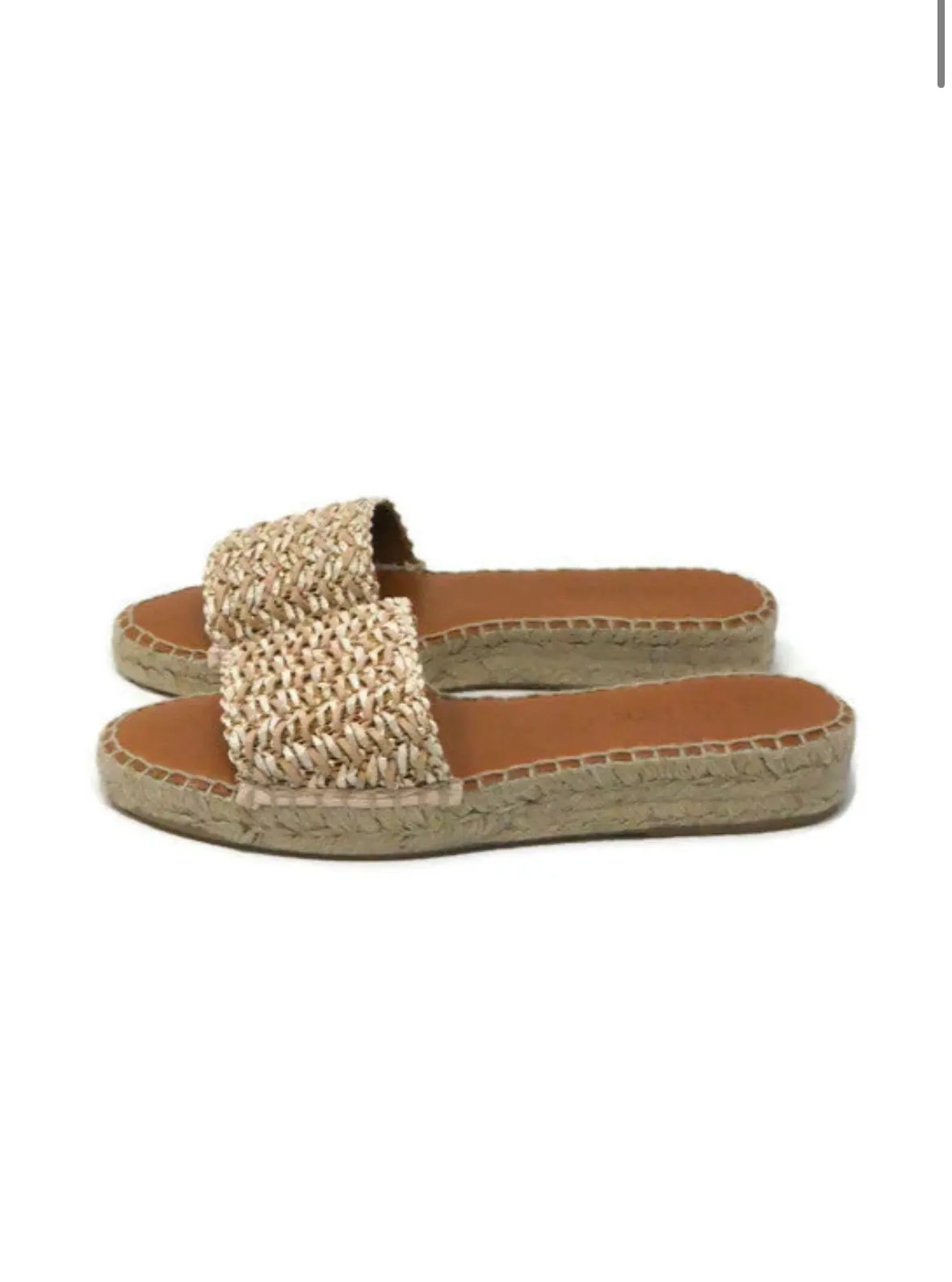 Saran Espadrille Flat in Nude