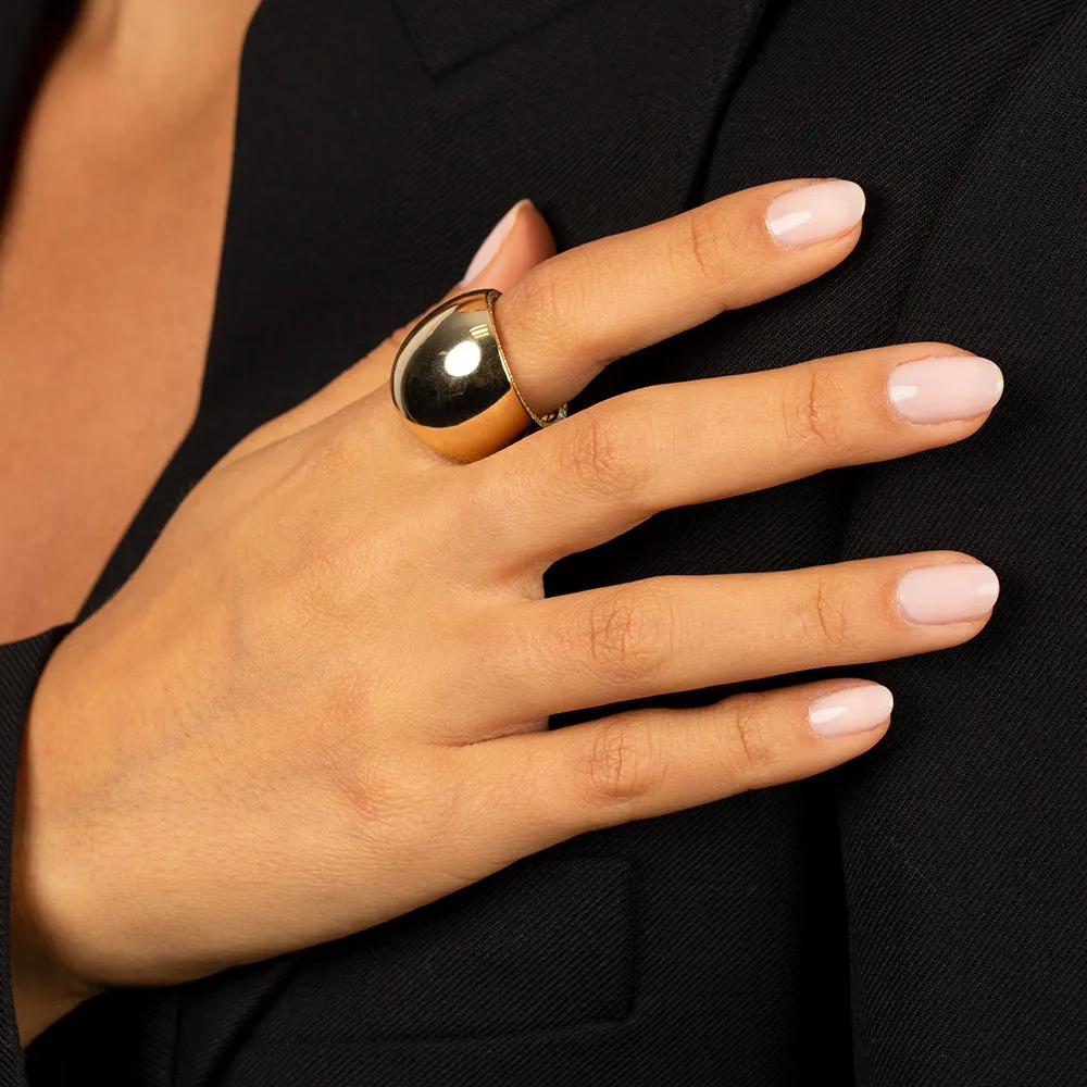 Solid Ultra Dome Chunky Ring