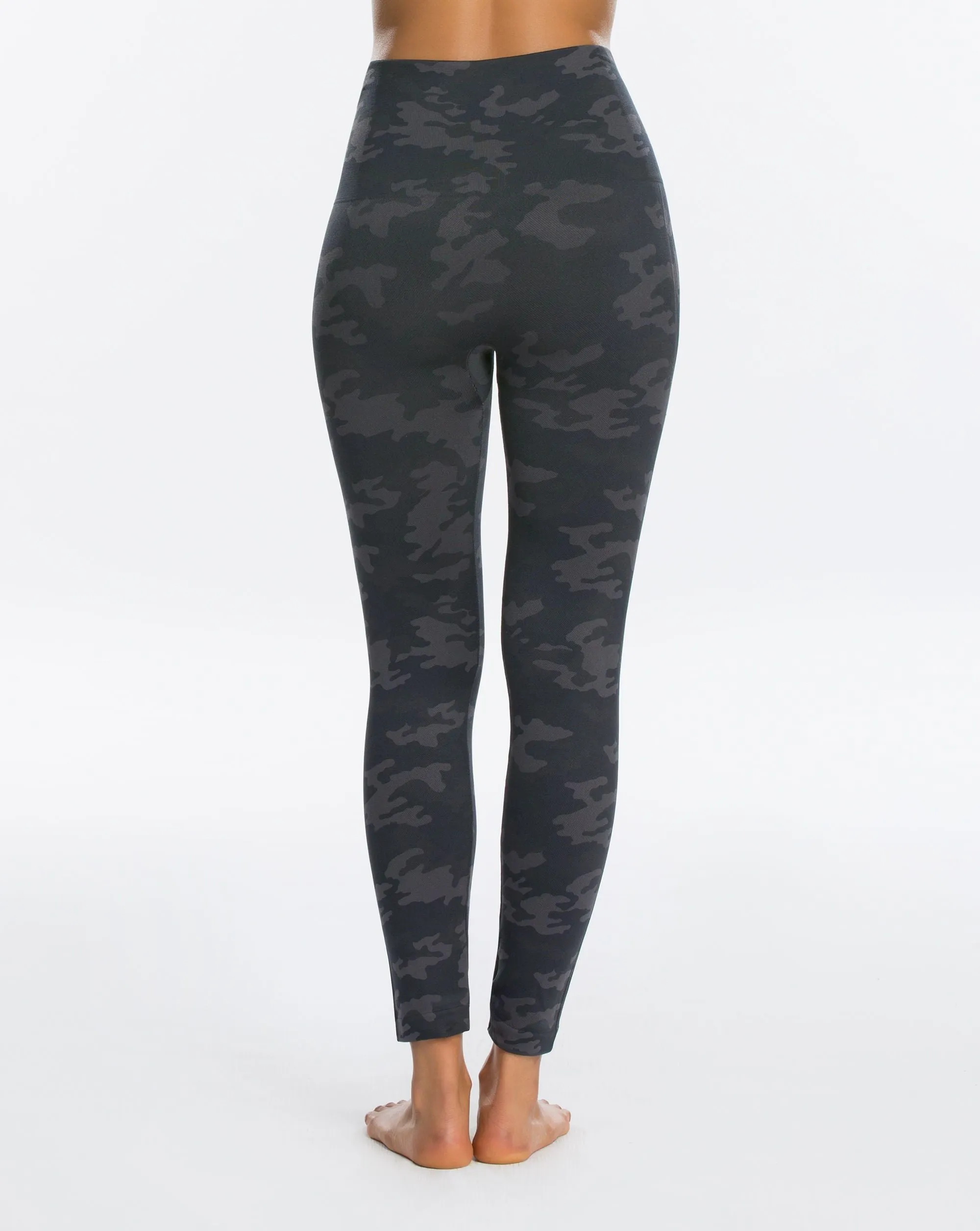 SPANX Look At Me Now Seamless Leggings {Black Camo}