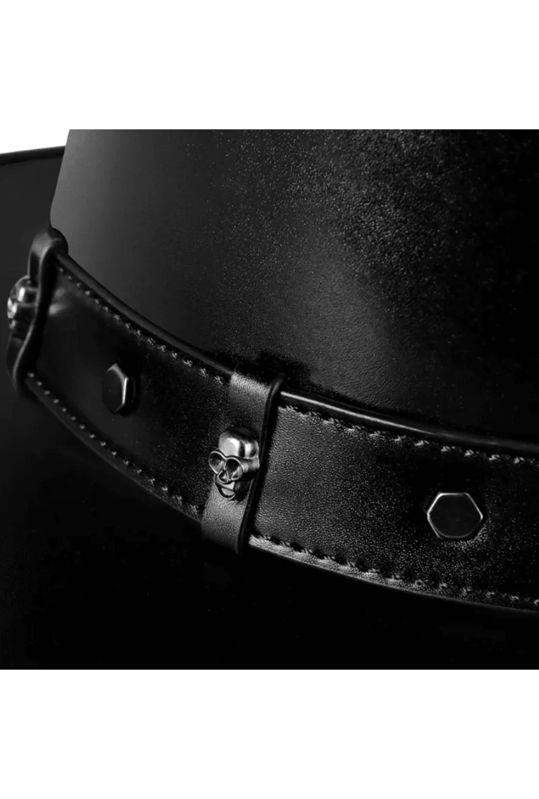 Steampunk PU Leather Top Hat