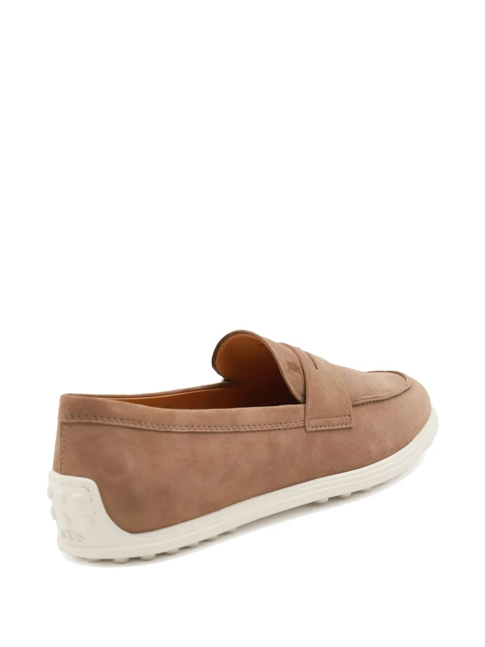 Suede leather loafers