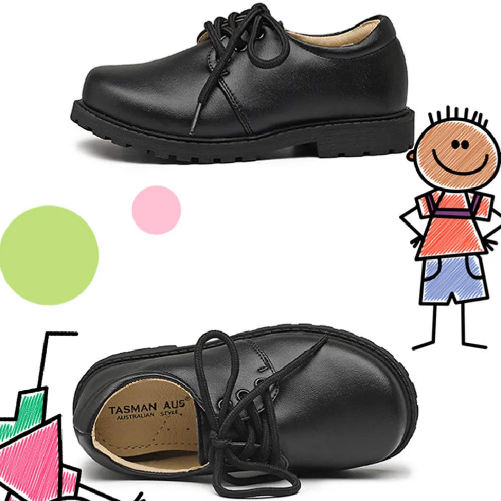 Tasman UGG Lace-Up School Shoes Black EU 35