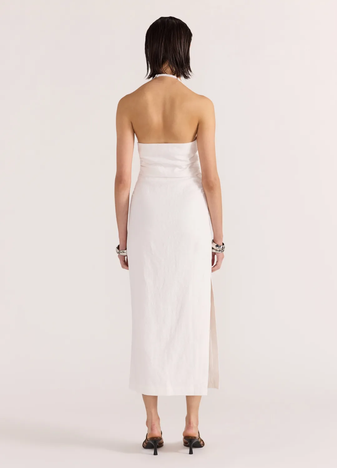 The Athena Halter Midi Dress