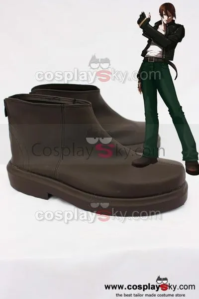 The King Of Fighters KYO KUSANAGI Cosplay Boots Shoes
