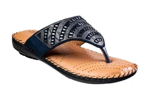 Titas Ladies Blue Chappal