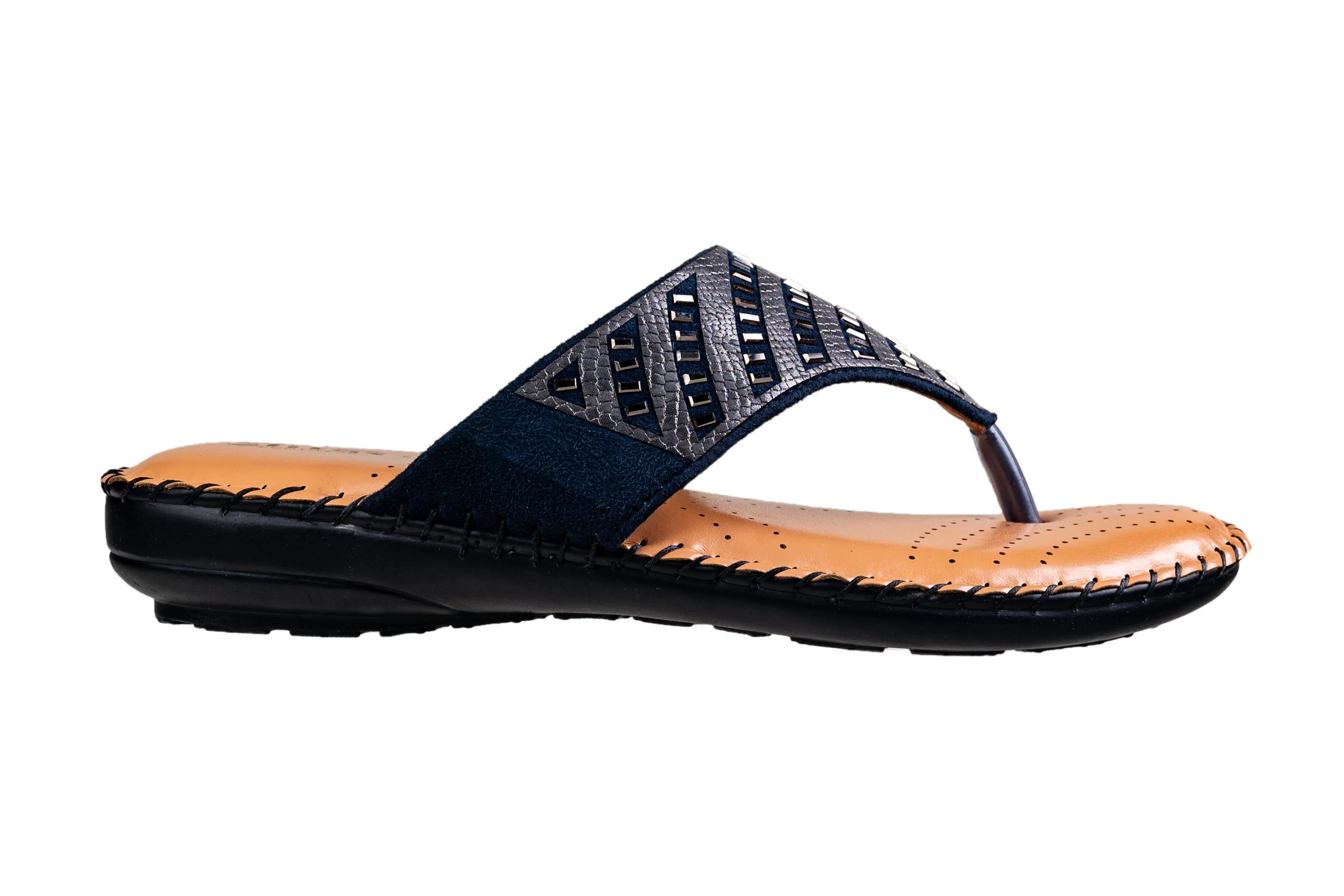 Titas Ladies Blue Chappal