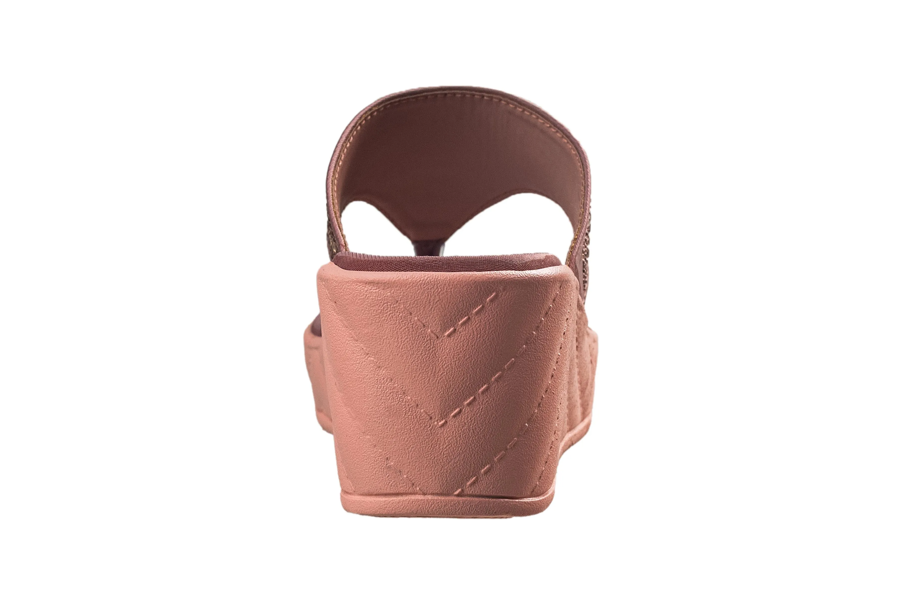 Titas Ladies Rose Gold Chappal