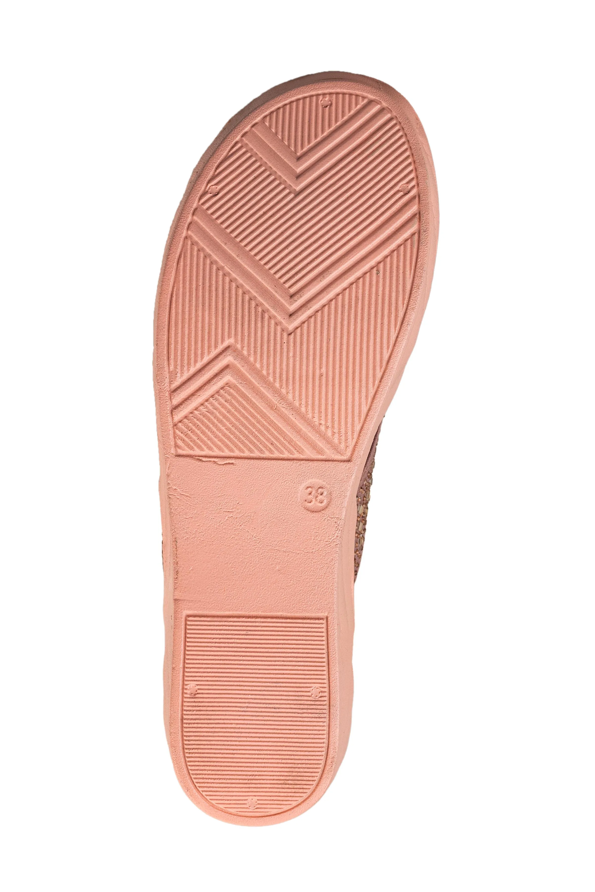 Titas Ladies Rose Gold Chappal